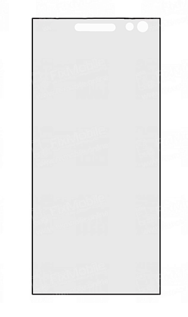 Защитное стекло на Sony Xperia 1, прозрачное, X-CASE