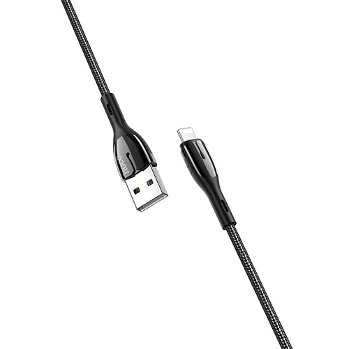 USB дата кабель Lightning, HOCO, U89, черный