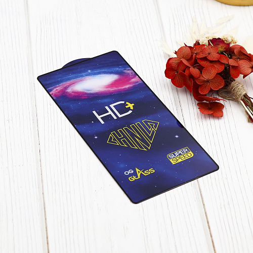 Защитное стекло на Samsung Galaxy S25 Ultra, HD+, черный, X-CASE
