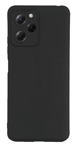 Чехол силиконовый для Xiaomi Poco X5 Pro (5G)/Note 12 Pro (5G), с защитой камеры, X-CASE, черный