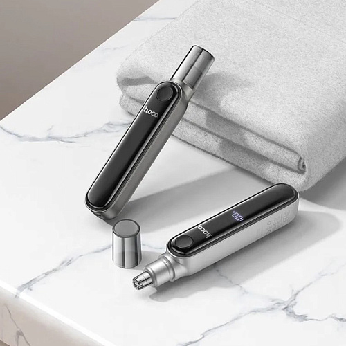 Триммер для носа с дисплеем, HP33, HOCO, серый