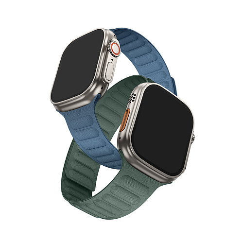 Ремешок на руку для Apple Watch 38/40/41/42 мм, HOCO, AS100, нейлоновый, магнитный, синий