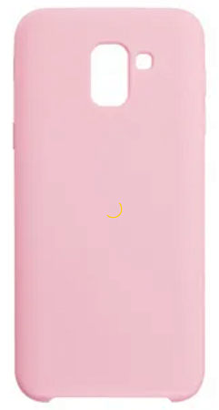 Чехол силиконовый для Samsung J600F Galaxy J6 (2018), Silicone case, бежевый
