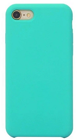 Чехол-накладка для iPhone 7/8/SE (2020), Leather Case, бирюзовый