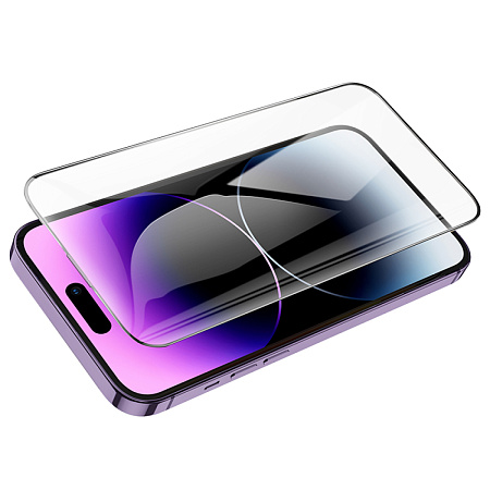 Защитное стекло на iPhone 14 Pro Max, REMAX, GL-27, черное