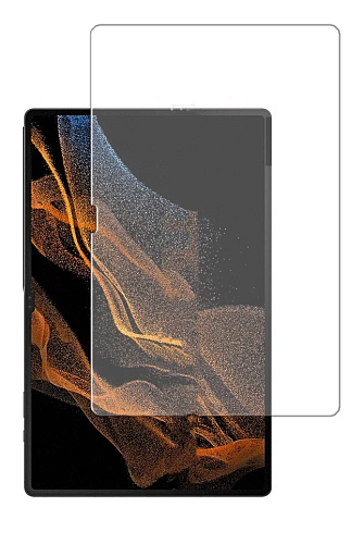 Защитное стекло на Samsung Tab S8 Ultra (2022), прозрачное, X-CASE