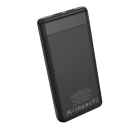 Универсальный Доп. Аккумулятор 10000mAh, J59, HOCO, черный