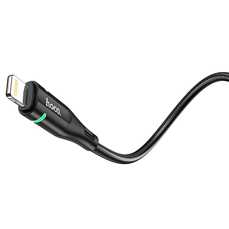 USB дата кабель Lightning, HOCO, U93, 1.2m, черный