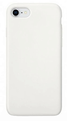 Чехол-накладка для iPhone 7/8/SE (2020), Silicon Case, белый