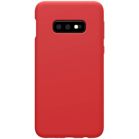Чехол силиконовый для Samsung SM-G970, Galaxy S10E, Silicone case, красный