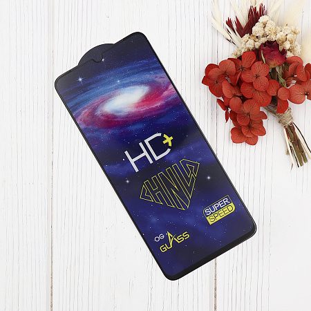 Защитное стекло на Realme Note 60, HD, прозрачное с черной рамкой, X-CASE