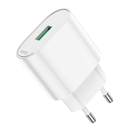 Сетевое зарядное устройство, 1 USB 3.0A 18W (C109A), HOCO, белый