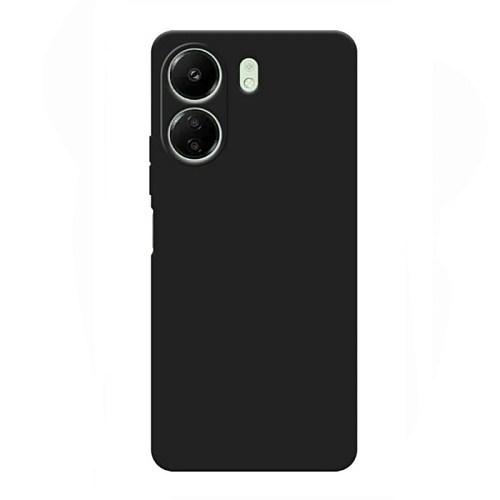 Чехол силиконовый для Xiaomi Redmi 13C (4G)/Redmi 13C (5G)/Poco C65, c защитой камеры, X-CASE, черный