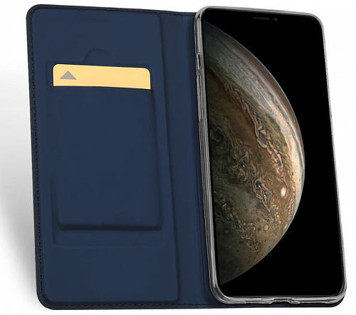 Чехол-книжка для iPhone 11 Pro Max, DU DU, боковой, синий