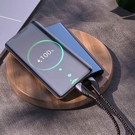 Кабель Type-C на Type-C, HOCO, U95, Fast Charge 60W, черный