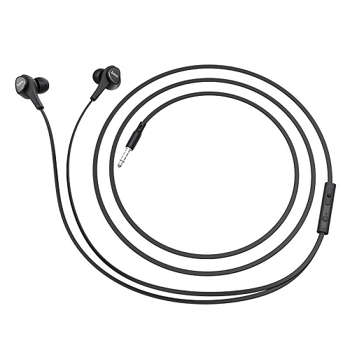 Проводные наушники M66 Passion in-line control eaphones, HOCO черные