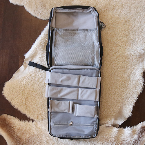 Рюкзак водонепроницаемый для фотоаппарата, камеры и др., 5018, PULUZ, с солнечной батареей 12Вт, черный