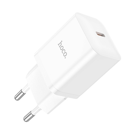 Сетевое зарядное устройство, 1 PD 20W (N27), HOCO, белый