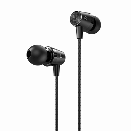 Проводные наушники M79 Cresta universal earphones with microphone, HOCO, черные