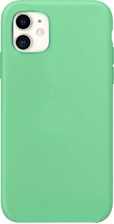 Чехол - накладка для iPhone 11, Silicon Case, без лого, мятный