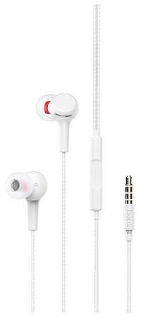 Проводные наушники M78 El Placer universal earphones , HOCO, белые