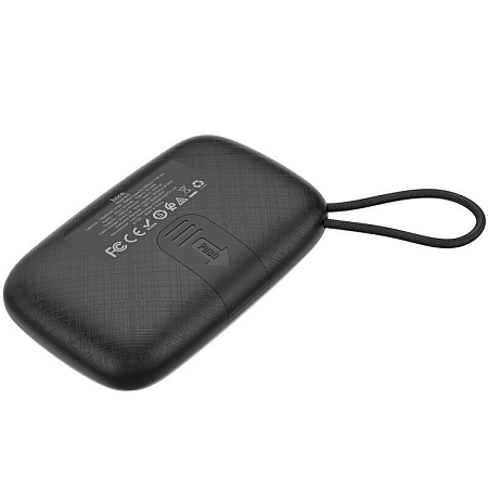 Универсальный Доп. Аккумулятор 10000mAh, S29 встоенный кабель Micro, HOCO, черный
