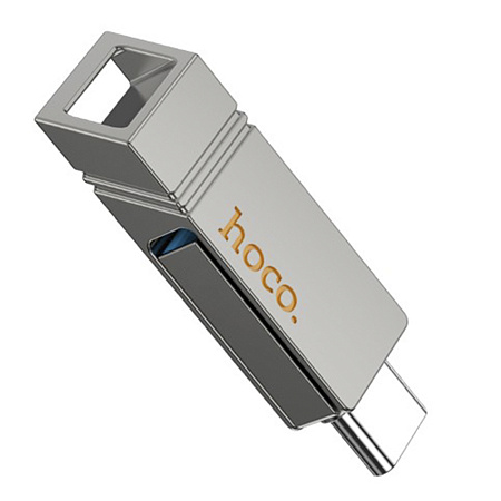 USB Flash Drive 64GB Smart Type-C 3.2 Gen 1 (UD14) 2 в 1 , скорость записи 60-100 МБ/С, скорость чтения 160-200МБ/С