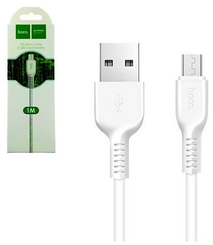 USB Кабель Micro, HOCO, X20, 3M, белый