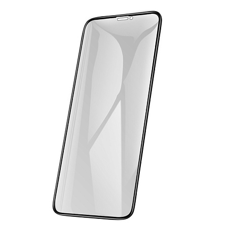Защитное стекло на iPhone XR/11 (A34 Plus), HOCO, Антишпионское стекло, черное