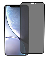 Защитное стекло на iPhone X/XS/11 Pro (5.8), Anti-blue ray матовый, черный, X-CASE