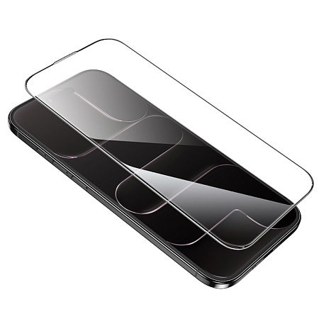 Защитное стекло для iPhone 17 Air, A777, HOCO, HD, рамка черная