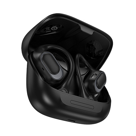 Беспроводные наушники EA11, HOCO, TWS с заушинами, время использования 8 часов, черный