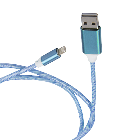 USB дата кабель Lighting, светящийся, магнитный кабель