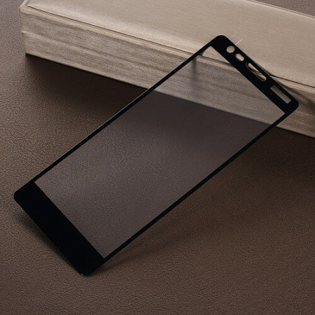 Защитное стекло на Nokia 3.1, Silk Screen 2.5D, черный, X-CASE