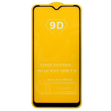 Защитное стекло на Samsung Galaxy A10 (2019)/A10S/M10/M01S, 9D, черный, X-CASE