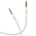 AUX Audio кабель 3,5 мм, UPA19, HOCO, белый