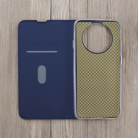 Чехол-книжка для Huawei NOVA Y91/Enjoy 60X, X-CASE, боковой, синий