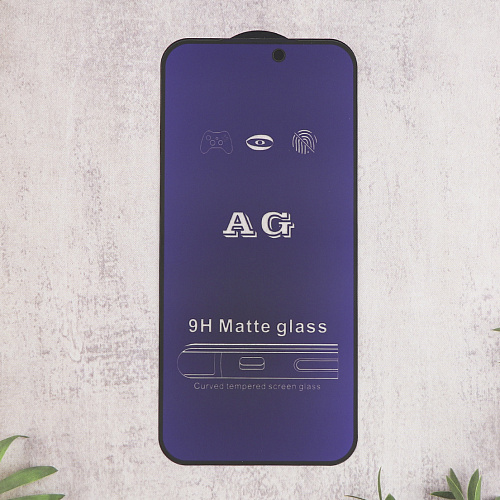 Защитное стекло на iPhone 17 Pro, Anti-blue ray матовый, черный, X-CASE