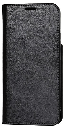 Чехол-книжка для Samsung Galaxy S22, боковой, экокожа, черный