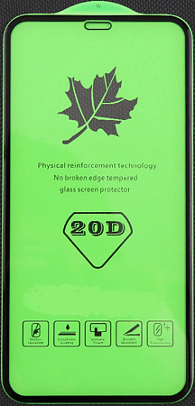 Защитное стекло на iPhone 12 Pro Max  (6.7), 20D, черное, X-CASE