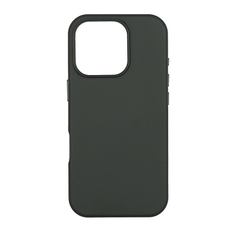 Чехол-накладка для iPhone 16 Pro Max, экокожа, магнитный (MagSafe), без лого, X-CASE, темно-зеленый