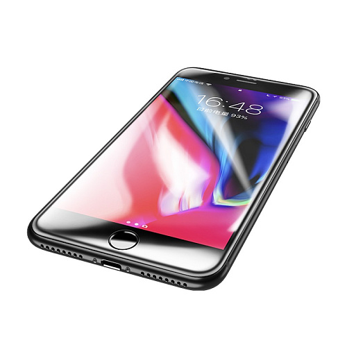 Защитное стекло для iPhone 7 Plus/8 Plus (A15), HOCO, Mirror full screen, черное