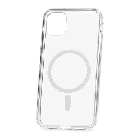 Чехол силиконовый для iPhone 11 (6.1), Магнитный (MagSafe), X-CASE, прозрачный