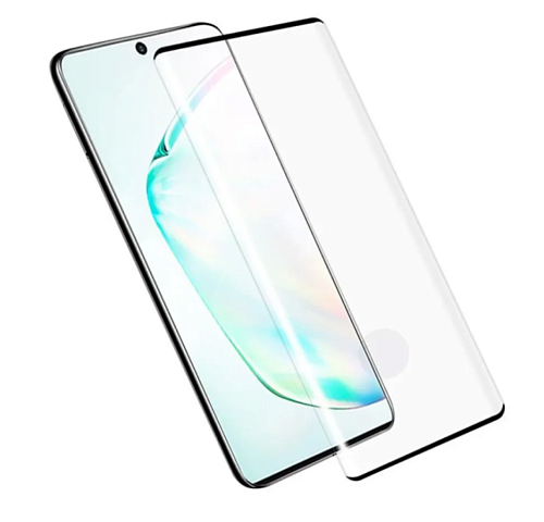 Защитное стекло на Samsung Galaxy Note 10 Pro/Note 10 Plus, 30D, полный клей, черное, X-CASE
