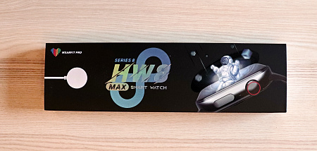 Часы Smart Watch HW8 MAX, 1.99 дюйма, 420*480 TFT, черные, голосовые вызовы, измерение давления, беспроводная зарядка