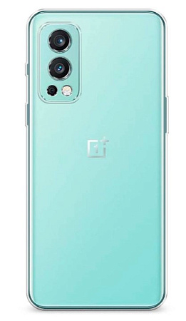 Чехол силиконовый для OnePlus Nord 2 (5G), с защитой камеры, X-CASE, прозрачный