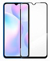 Защитное стекло на Xiaomi Redmi 10A, черное, X-CASE