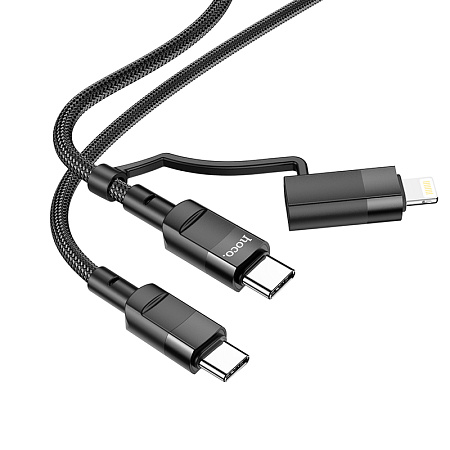 USB   2  1, Lightning to Type-C  Type-C to Type-C, U106, HOCO, 