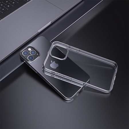 Чехол силиконовый для IPhone 12 Pro Max (6.7), Light series TPU, HOCO, прозрачный