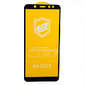 Защитное стекло на Samsung A600F, Galaxy A6 (2018), 9D, черный, X-CASE
